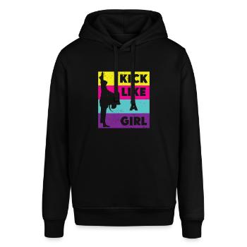 Kampfsport Selbstverteidigung Kampfkunst - Stanley/Stella Unisex Hoodie SOUNDER - Schwarz - Vorne - Alina (178cm) & Michal (187cm)