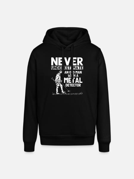 Metal detection, metal detector - Stanley/Stella SOUNDER Unisex Hoodie - black