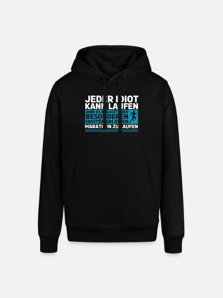 Halbmarathon, Marathon, Läufer - Stanley/Stella Unisex Hoodie SOUNDER - Schwarz