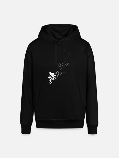 Curve Line - Cycling - (2) - Stanley/Stella SOUNDER Unisex Hoodie - black