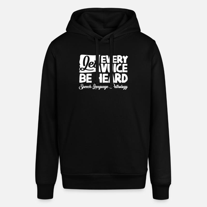 Speech-language pathology, speech-language pathologist - Stanley/Stella SOUNDER Unisex Hoodie - black