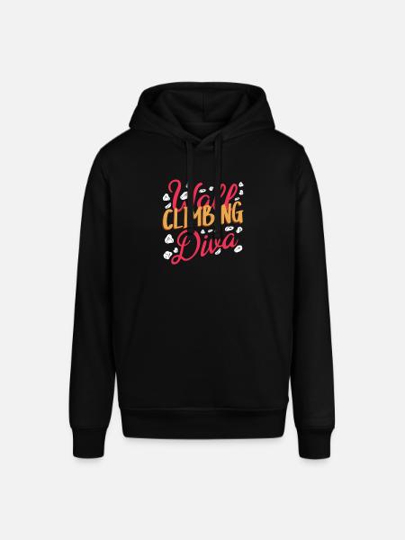 Wandkletterer, Wandklettern - Stanley/Stella Unisex Hoodie SOUNDER - Schwarz