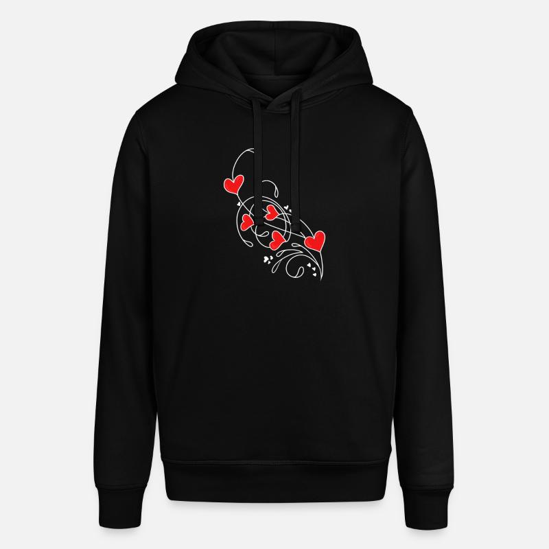 Saint-Valentin Saint-Valentin - Sweat à capuche SOUNDER Stanley/Stella Unisexe - noir