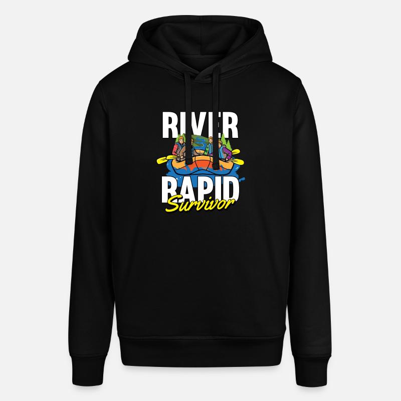 Rafting Canoë Kayak d’eau vive - Sweat à capuche SOUNDER Stanley/Stella Unisexe - noir