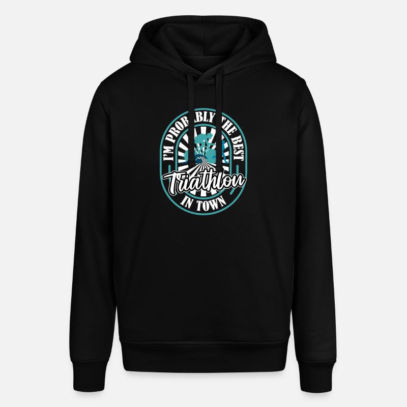 Triathlète de triathlon Lustig - Sweat à capuche SOUNDER Stanley/Stella Unisexe - noir