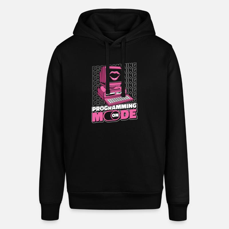 Developer Coder Programmer Lips - Stanley/Stella SOUNDER Unisex Hoodie - black