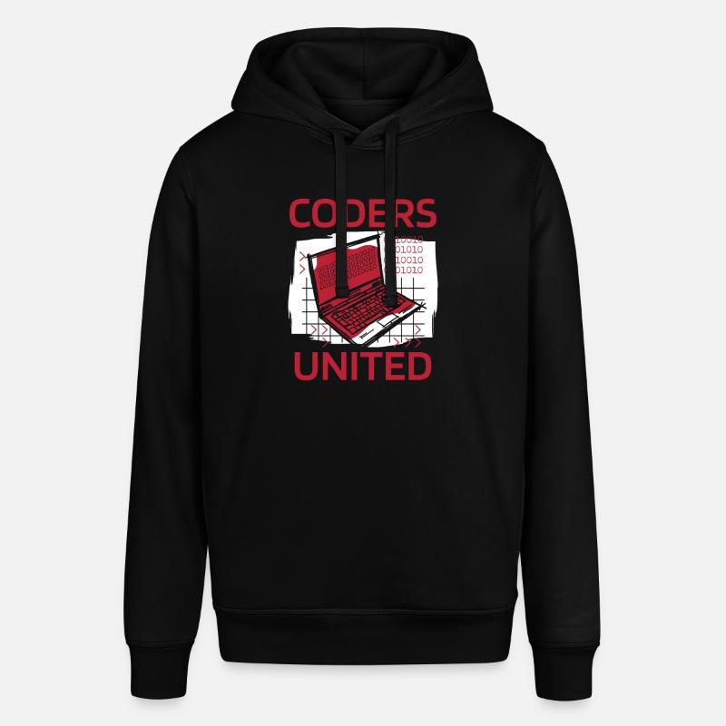 Developer Coder Programmer Laptop - Stanley/Stella SOUNDER Unisex Hoodie - black