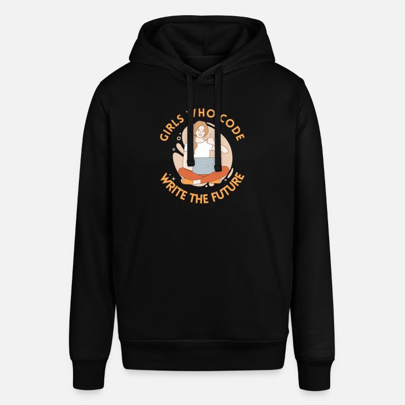 Developer Coder Programmer Girl - Stanley/Stella SOUNDER Unisex Hoodie - black
