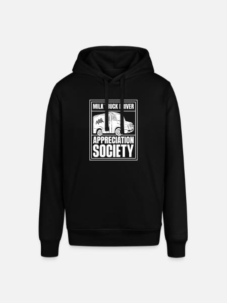 Kuh Milch Milchwagen - Stanley/Stella Unisex Hoodie SOUNDER - Schwarz