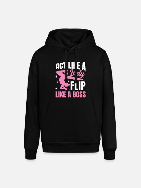 Act Like a Lady Flip - Stanley/Stella Unisex Hoodie SOUNDER - Schwarz