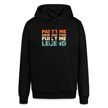 Sauerteig Brot - Stanley/Stella Unisex Hoodie SOUNDER - Schwarz - Vorne - Alina (178cm) & Michal (187cm)