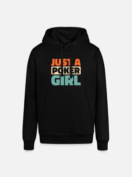 Poker Just A Poker Girl - Stanley/Stella SOUNDER Unisex Hoodie - black