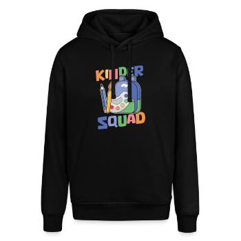 Grundschullehrer Grundschule Lehrer Kader - Stanley/Stella Unisex Hoodie SOUNDER - Schwarz - Vorne - Alina (178cm) & Michal (187cm)