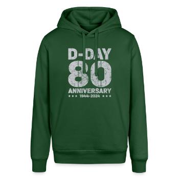 D-Tag - Stanley/Stella Unisex Hoodie SOUNDER - Flaschengrün - Vorne - Alina (178cm) & Michal (187cm)