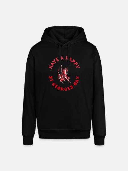 St George, Englisches Erbe - Stanley/Stella Unisex Hoodie SOUNDER - Schwarz