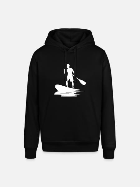 Stand Up Paddling padleteknik på vandet - Stanley/Stella SOUNDER unisex hoodie - sort