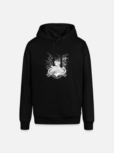 Moto tout-terrain style Splash Biker - Sweat à capuche SOUNDER Stanley/Stella Unisexe - noir