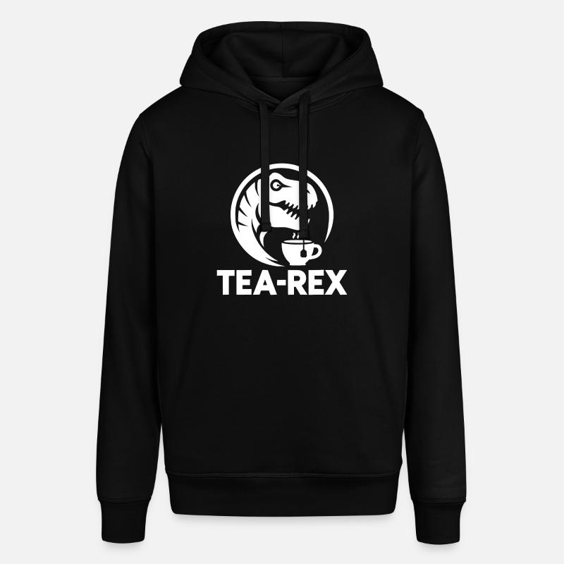 Humour de bureau d’animal Logo Tea-Rex drôle - Sweat à capuche SOUNDER Stanley/Stella Unisexe - noir