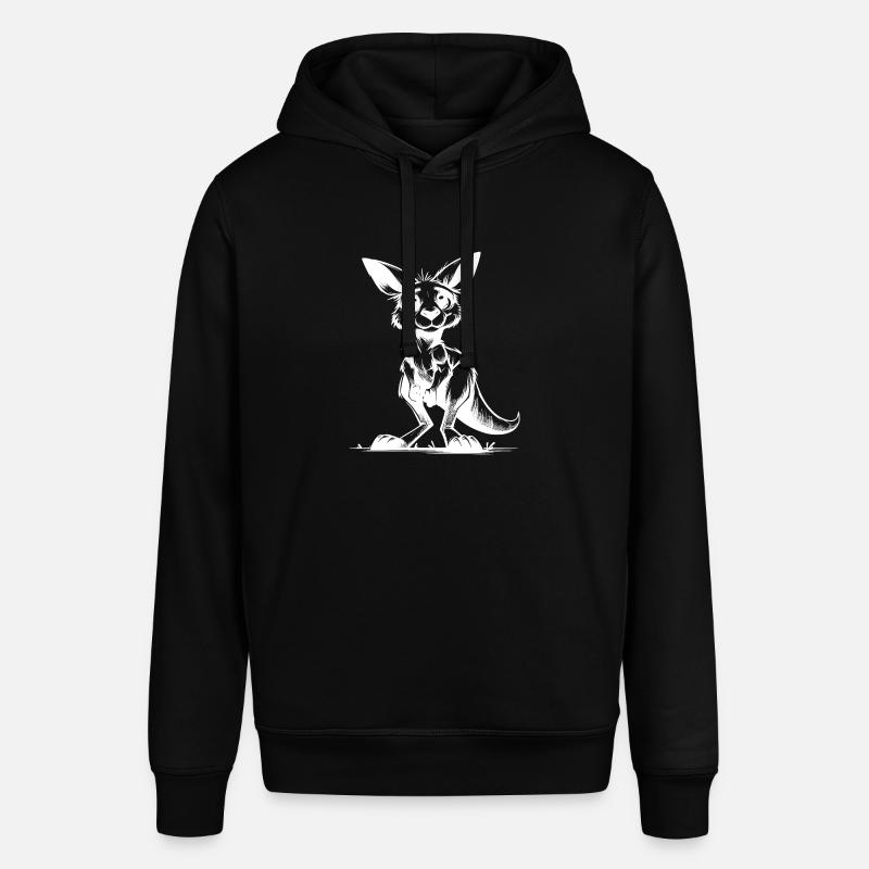 Süsses putzig Australisches Känguru Baby - Stanley/Stella Unisex Hoodie SOUNDER - Schwarz