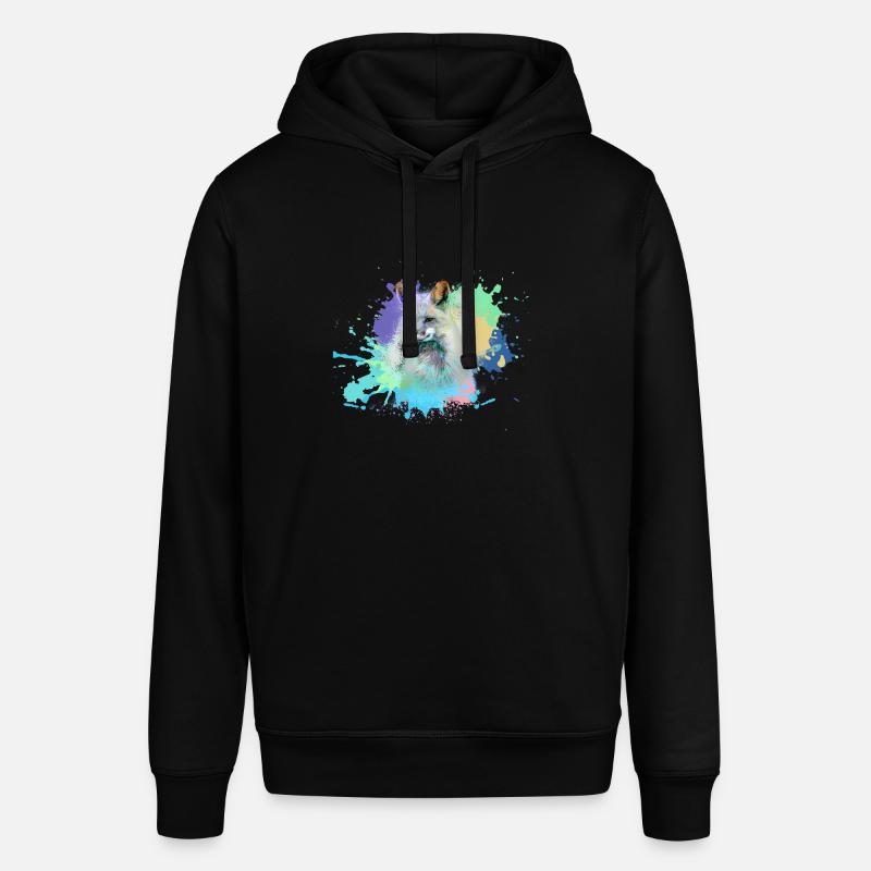 fuchs ,graffiti, peinture,fuchs,aquarelle - Sweat à capuche SOUNDER Stanley/Stella Unisexe - noir