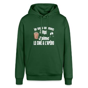 ciné et apéro - Sweat à capuche SOUNDER Stanley/Stella Unisexe - vert bouteille - Devant - Alina (178cm) & Michal (187cm)