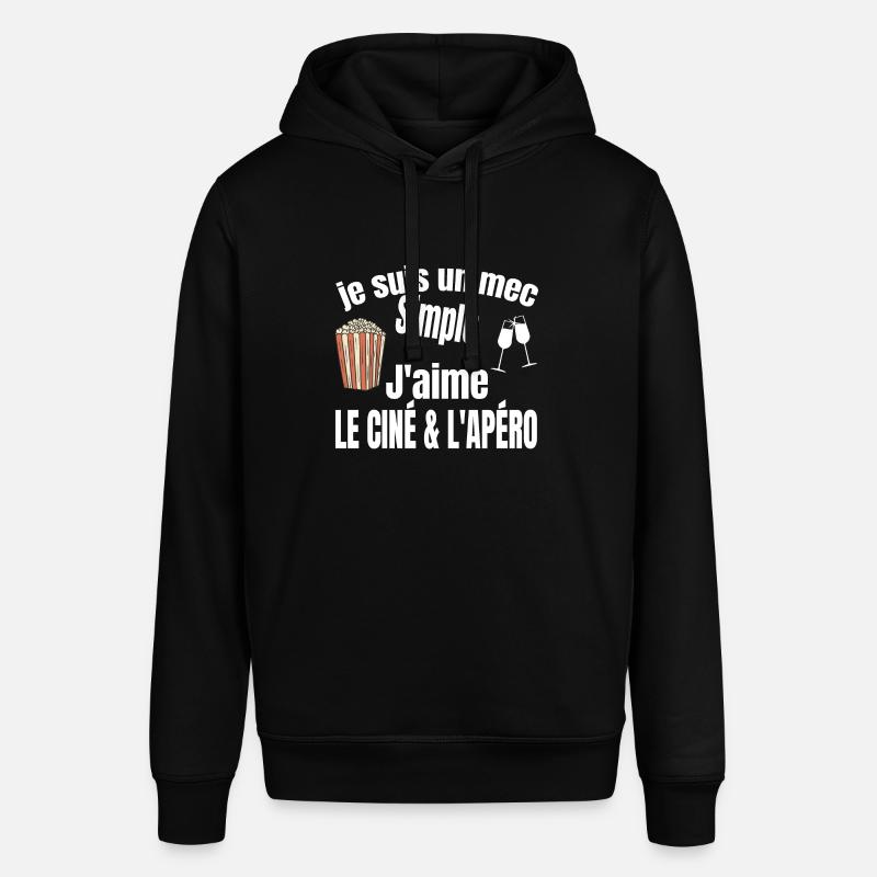ciné et apéro - Sweat à capuche SOUNDER Stanley/Stella Unisexe - noir