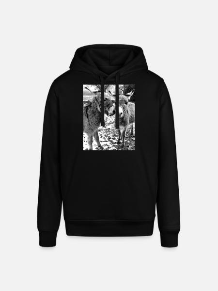 Deux ânes - Sweat à capuche SOUNDER Stanley/Stella Unisexe - noir