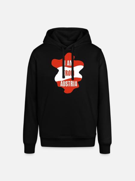 I am from AUSTRIA - Stanley/Stella SOUNDER Unisex Hoodie - black
