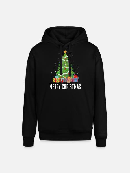 Merry Christmas Merry Christmas Gift - Stanley/Stella SOUNDER Unisex Hoodie - black