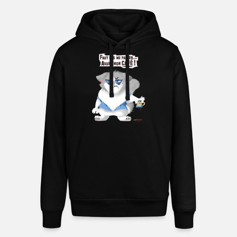 grumpy catcoffee - Sweat à capuche SOUNDER Stanley/Stella Unisexe - noir