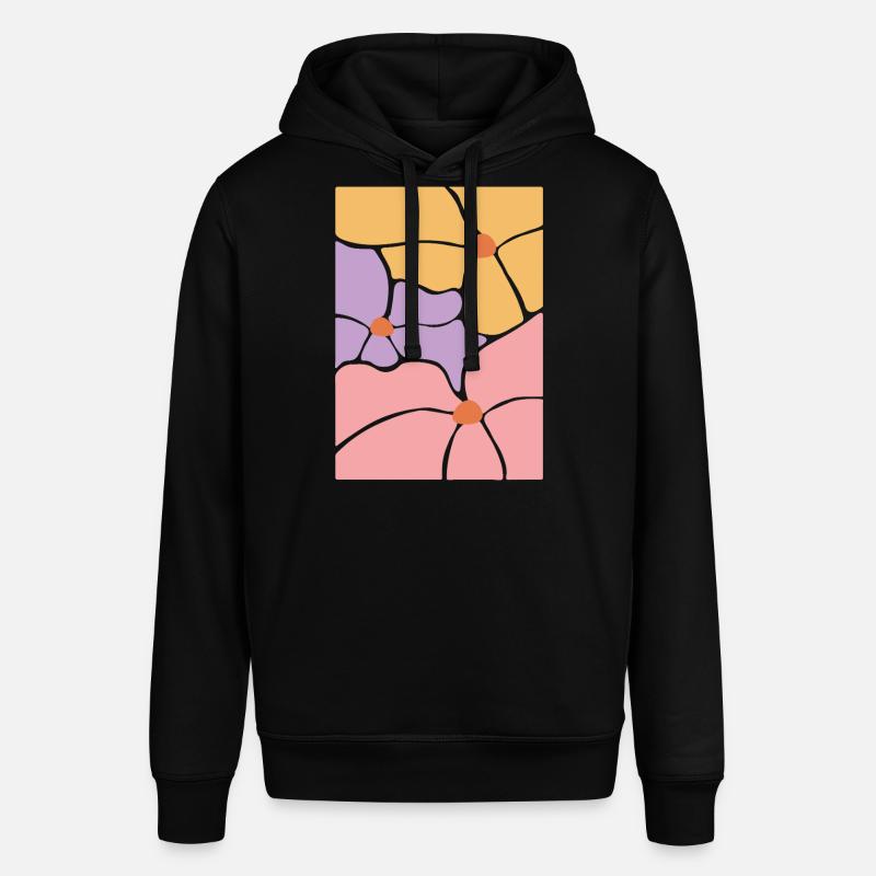 Fleurs de flore bohème - Sweat à capuche SOUNDER Stanley/Stella Unisexe - noir