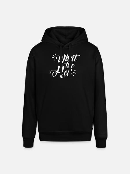 what the hell - Stanley/Stella Unisex Hoodie SOUNDER - Schwarz
