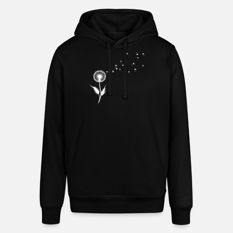 Silhouette de graines de pissenlit - Sweat à capuche SOUNDER Stanley/Stella Unisexe - noir