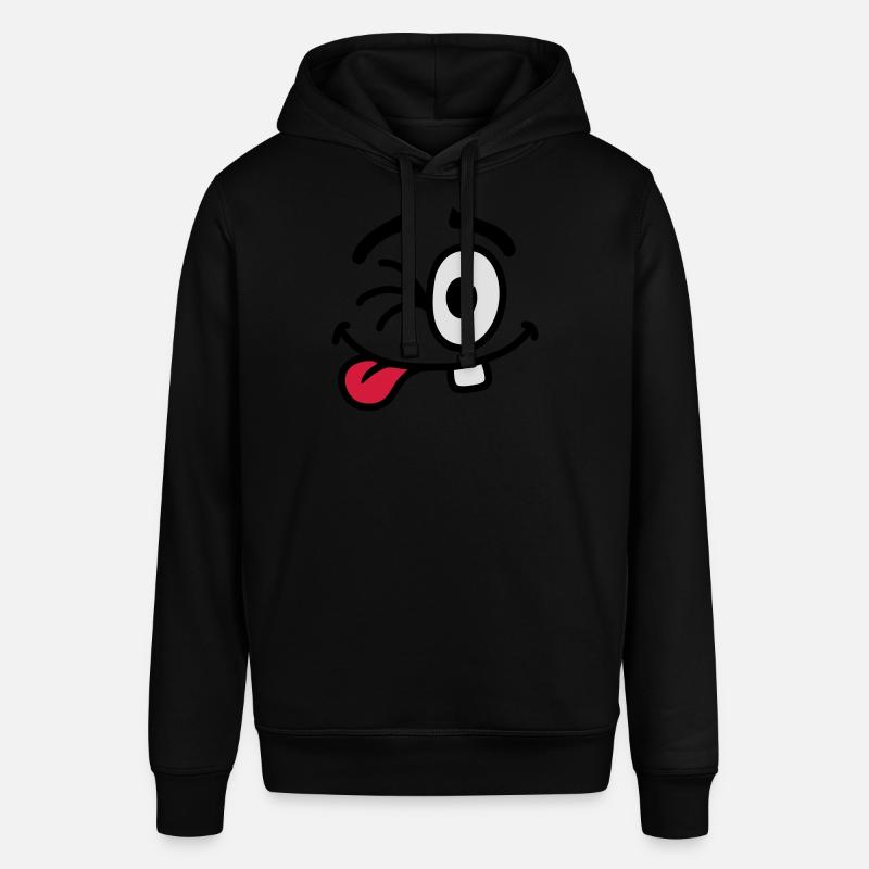 Cool Smiley Face - Sweat à capuche SOUNDER Stanley/Stella Unisexe - noir