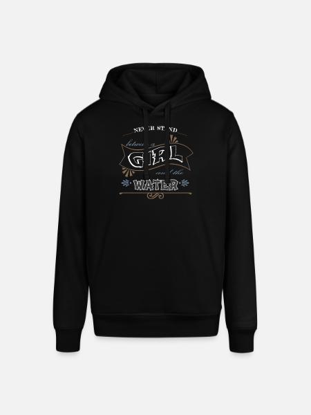 Swimmer Bday Joke Bicycle Swim - Stanley/Stella SOUNDER Unisex Hoodie - black