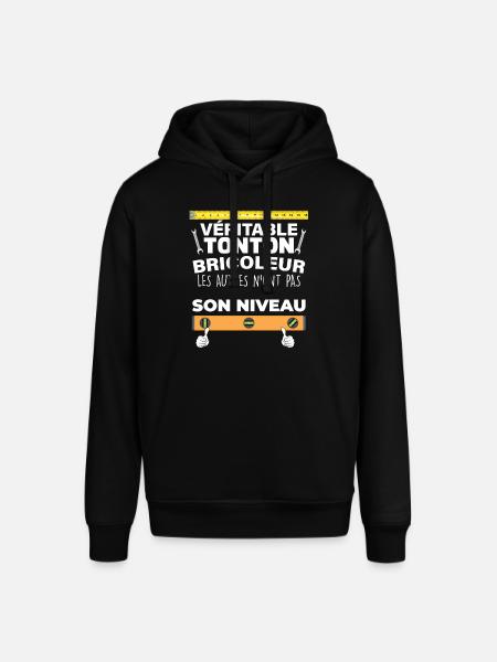 Tonton bricoleur humour citaiton pour mon oncle - Sweat à capuche SOUNDER Stanley/Stella Unisexe - noir