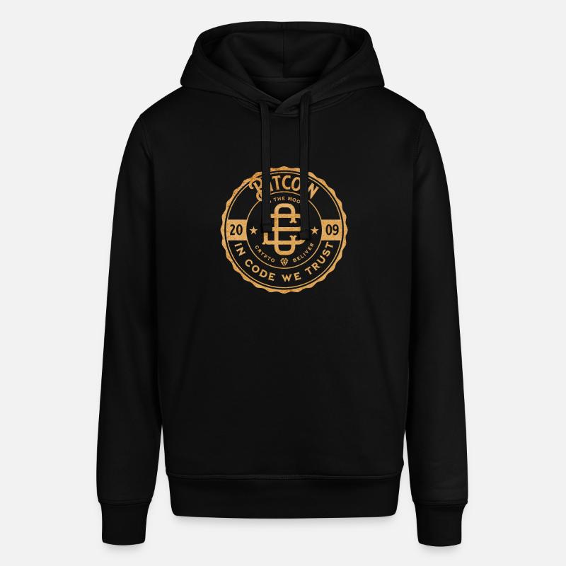 Bitcoin - In Code we trust - Stanley/Stella Unisex Hoodie SOUNDER - Schwarz