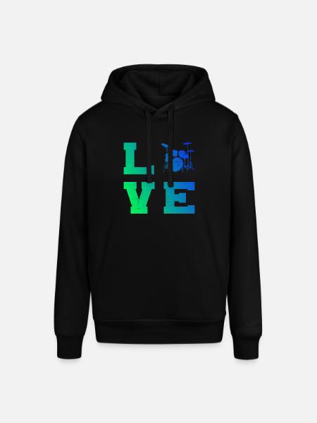 Drummer Percussionist Women Drums - Stanley/Stella SOUNDER Unisex Hoodie - black