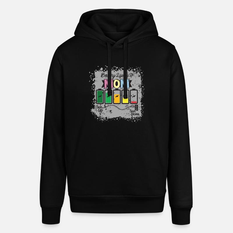 Batterielebensdauer Einer Mutter - Stanley/Stella Unisex Hoodie SOUNDER - Schwarz