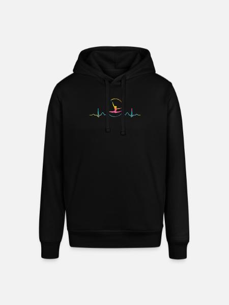 Gymnast With Band Rhythmic Gymnastics - Stanley/Stella SOUNDER Unisex Hoodie - black