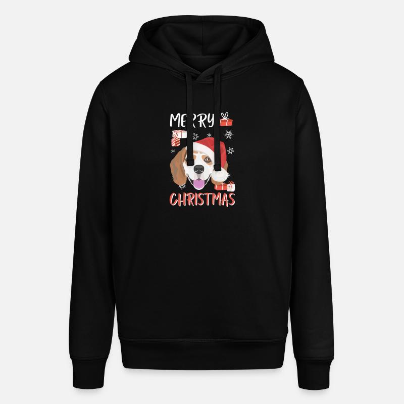 Beagle Joyeux Noël - Sweat à capuche SOUNDER Stanley/Stella Unisexe - noir