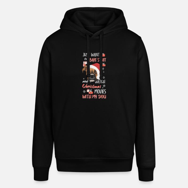 Boxer Joyeux Noël - Sweat à capuche SOUNDER Stanley/Stella Unisexe - noir