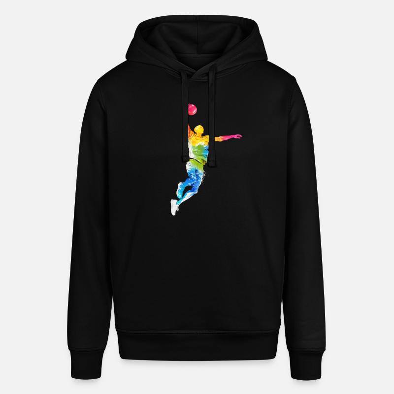 BASKETTEUR COOL BUNT BASKET-BALL - Sweat à capuche SOUNDER Stanley/Stella Unisexe - noir