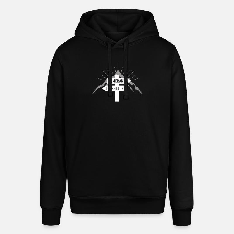 Alpenüberquerung E5 Oberstdorf Meran - Stanley/Stella Unisex Hoodie SOUNDER - Schwarz