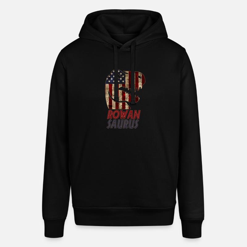 Patriotic Rowan Dinosaure Rowansaurus - Sweat à capuche SOUNDER Stanley/Stella Unisexe - noir