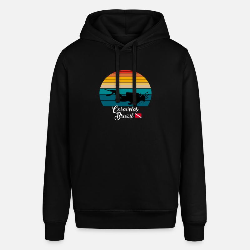 Caravelas Brésil Plongée - Sweat à capuche SOUNDER Stanley/Stella Unisexe - noir