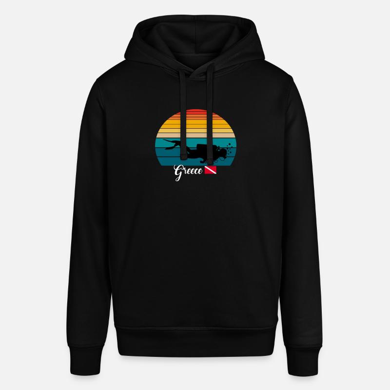 Grèce Plongée sous-marine Poison - Sweat à capuche SOUNDER Stanley/Stella Unisexe - noir
