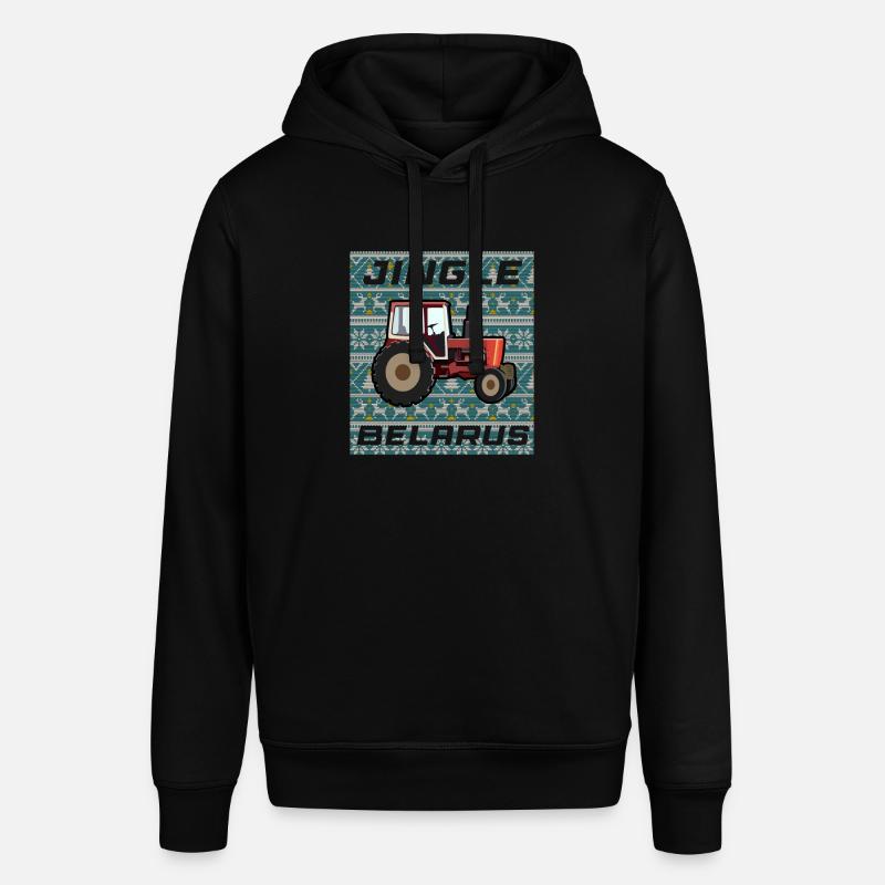 Traktor Pullover Weihnachten - Stanley/Stella Unisex Hoodie SOUNDER - Schwarz