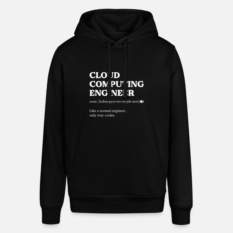 Cloud Computing Engineer Definition Computer - Stanley/Stella Unisex Hoodie SOUNDER - Schwarz