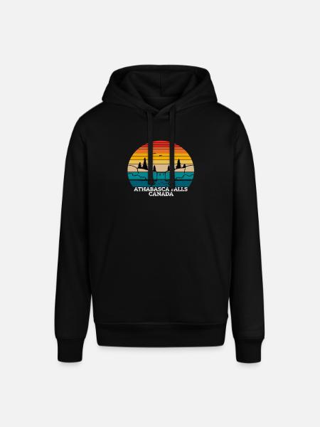 Athabasca Falls Canada - Stanley/Stella SOUNDER Unisex Hoodie - black